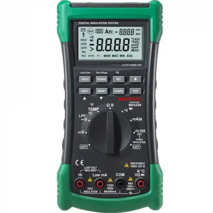 Mastech Ms5208 Dijital İzolasyon Multimetresi