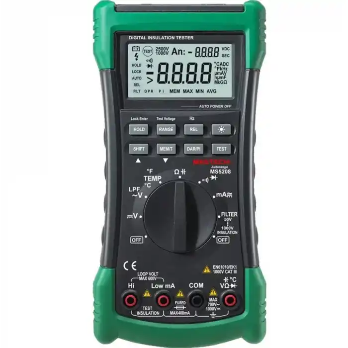 Mastech Ms5208 Dijital İzolasyon Multimetresi