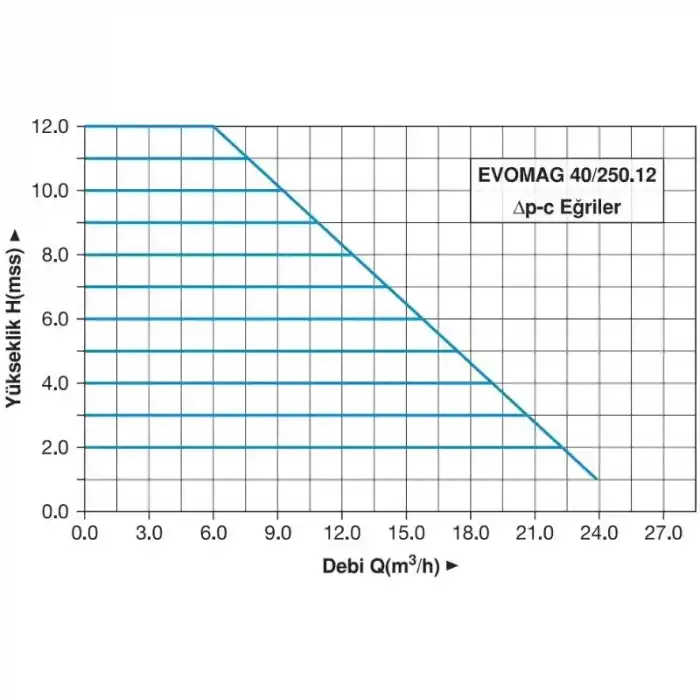 Master EVOMAG 40/250.12 Frekans Konvertörlü Sirkülasyon Pompası