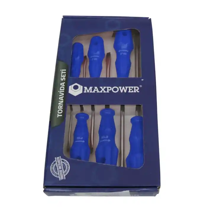 Maxpower MX136D 6lı Düz Tornavida Seti