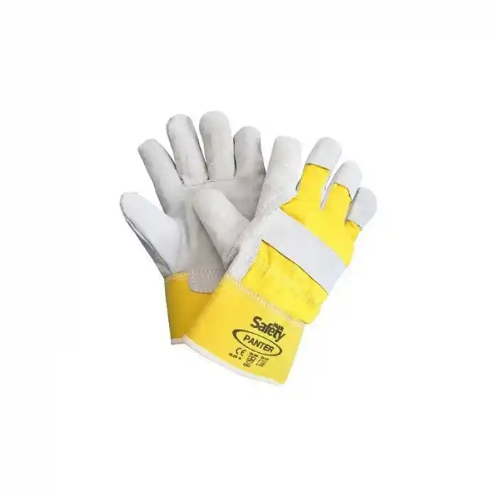 MaxSafety PANTER Sarı Deri Eldiven