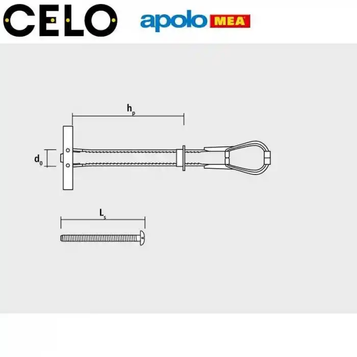 MEA BT M8 Alçıpan ve İnce Duvar Dübeli (ØM8, 20 adet)