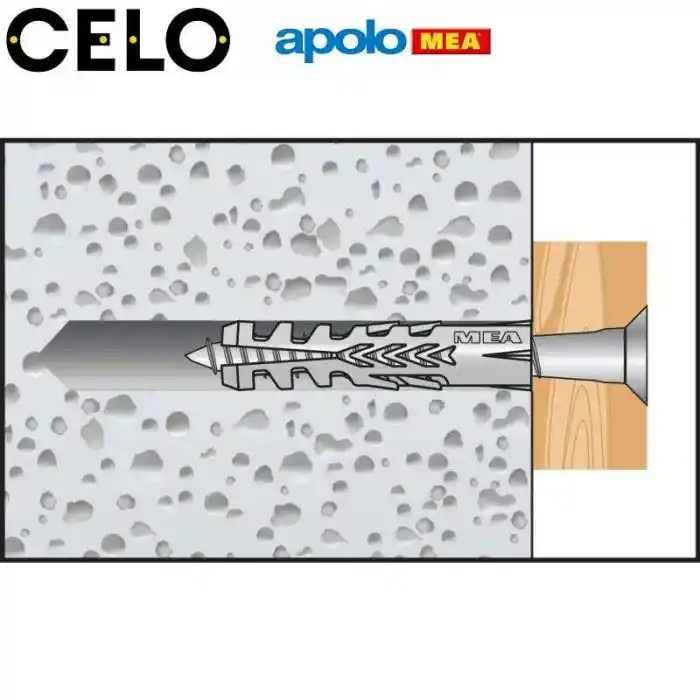 MEA F 12 Dübel (12x60mm, 25 adet)