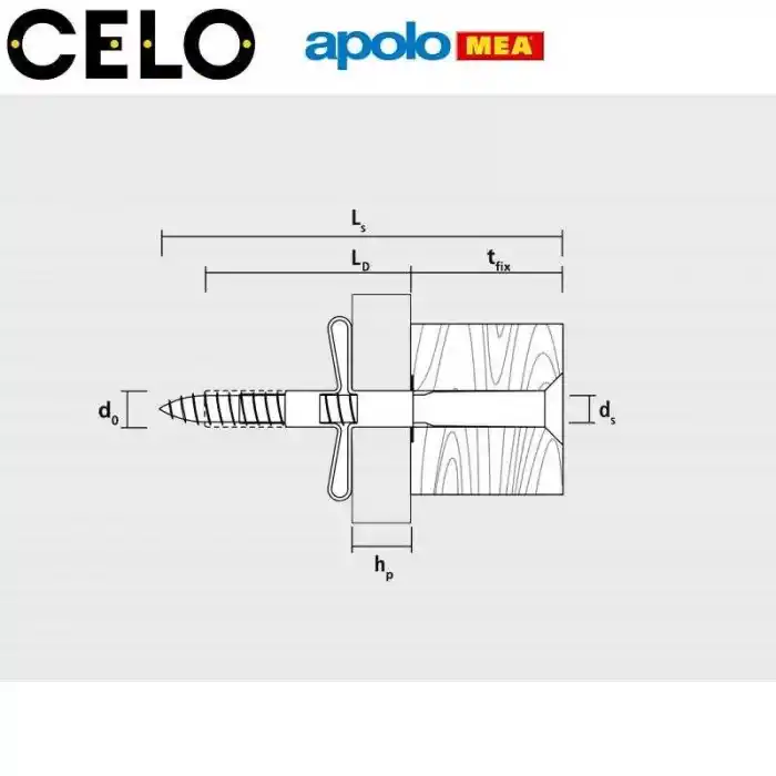MEA HR 8-40 Boşluk Dübeli (8x40mm, 50 adet)