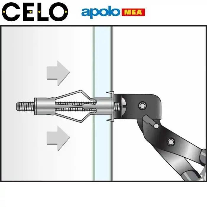 MEA HRM 4/20 Metal Boşluk Dübeli (8x46mm, 100 adet)