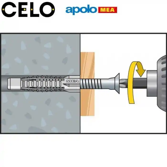 MEA MZ 8 Dübel (8x48mm, 100 adet)