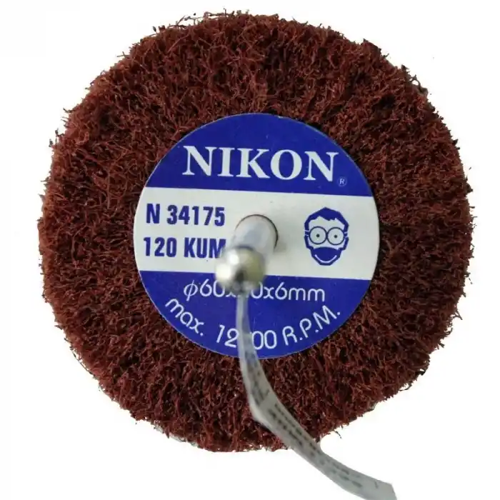 Nikon N34175 60x30x6mm 120 Kum Non Woven Saplı Mop Zımpara