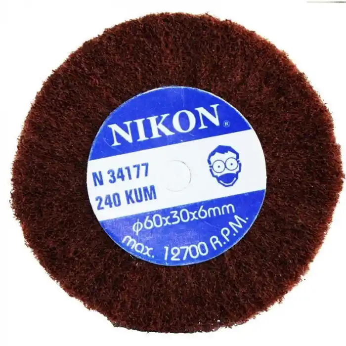 Nikon N34177 60x30x6mm 240 Kum Non Woven Saplı Mop Zımpara