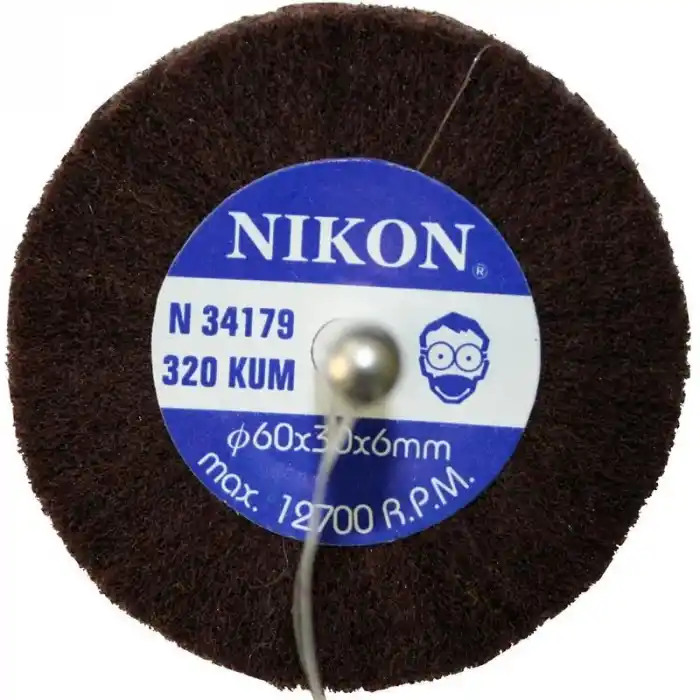 Nikon N34179 60x30x6mm 320 Kum Non Woven Saplı Mop Zımpara