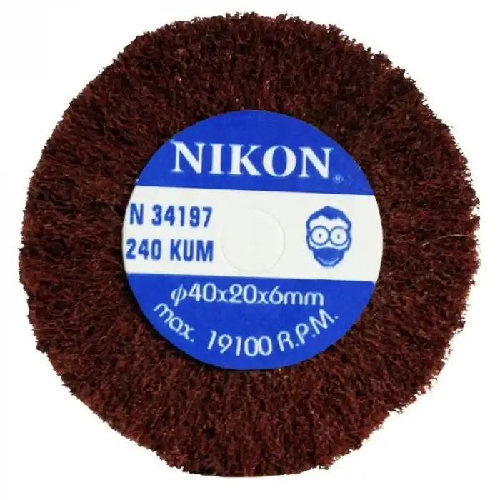Nikon N34197 40x20x6mm 240 Kum Non Woven Saplı Mop Zımpara