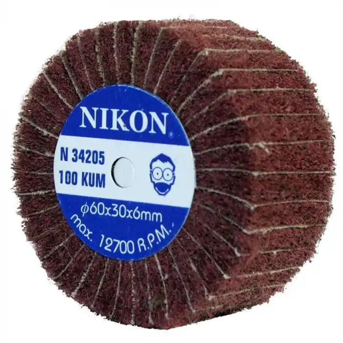 Nikon N34205 60x30xmm 100 Kum Non Woven Saplı Kombi Mop Zımpara