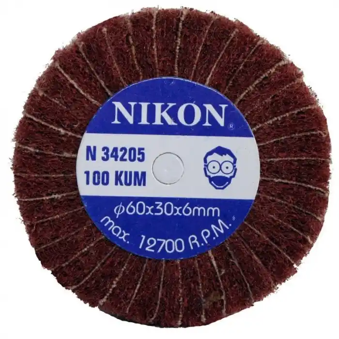 Nikon N34205 60x30xmm 100 Kum Non Woven Saplı Kombi Mop Zımpara