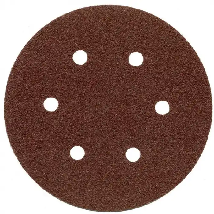 Nikon NIK33675 150mm 220 Kum 6 Delikli Alüminyum Oksit Cırtlı Disk Zımpara