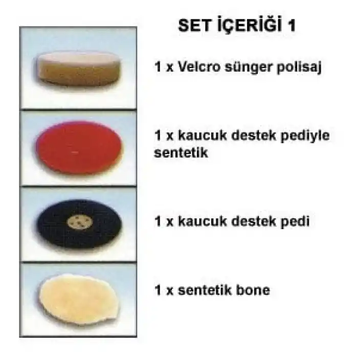 Nikon NIK33993 9 Parçalı 115mm Polisaj Seti