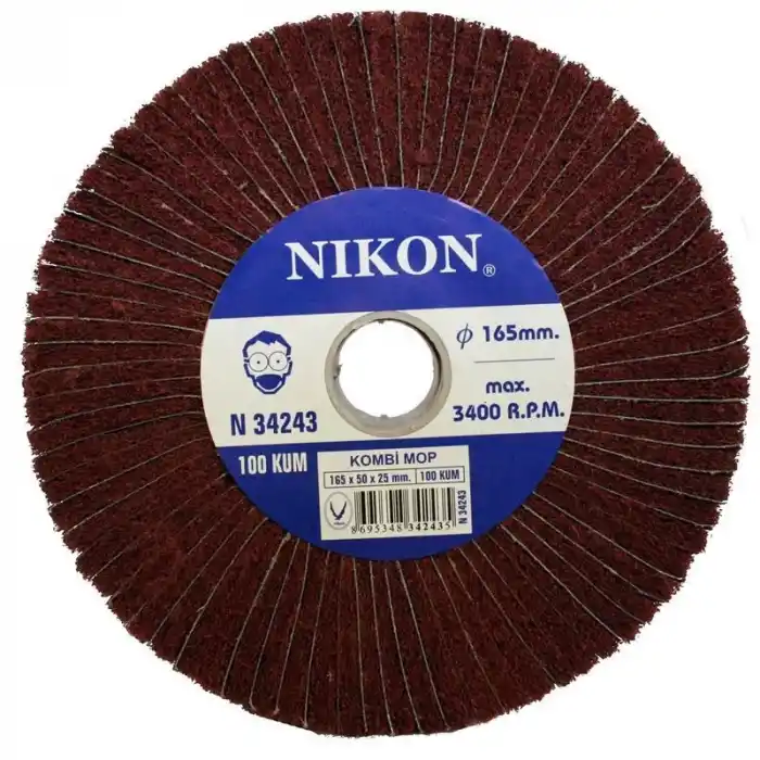 Nikon NIK34243 165x50x25mm 100 Kum Non Woven Kombi Mop Zımpara