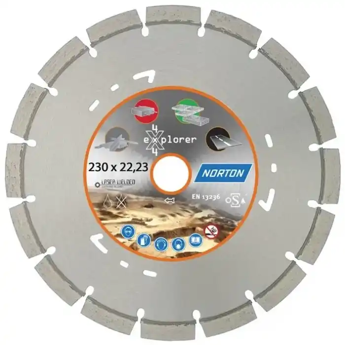 Norton Clipper CLI4-4EXPLORER230 4*4 Explorer 230mm Elmas Testere
