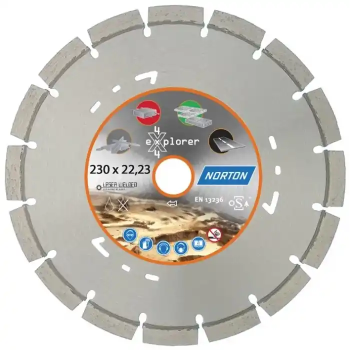 Norton Clipper CLI4-4EXPLORER230 4*4 Explorer 230mm Elmas Testere