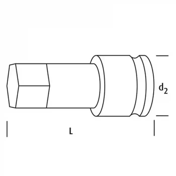 Osaka Tool LN12-34AD 1/2-3/4 inç Havalı Lokma Adaptörü