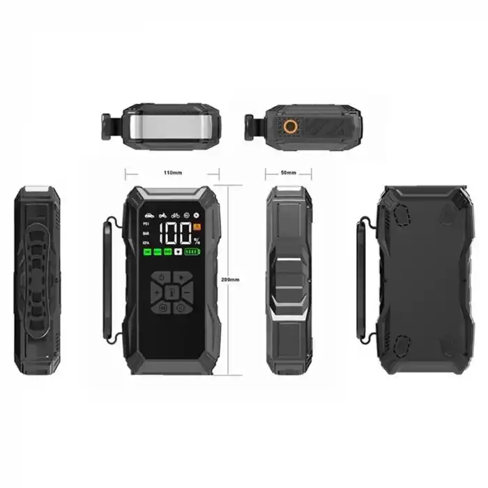 Pars 1085 Dijital Lastik Şişirme Pompası ve Jump Starter