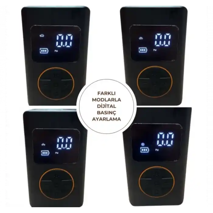 Pars PR 1080 Şarjlı Dijital Lastik Şişirme Pompası