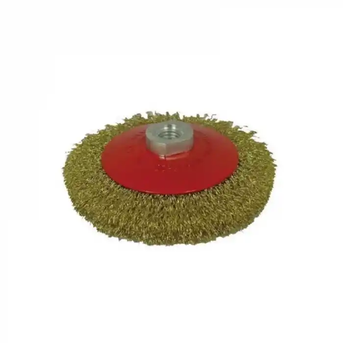 Partner PT03030 M10*80mm Sarı Telli Daire Fırça