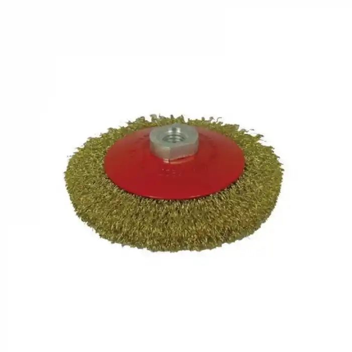 Partner PT03031 M14*100mm Sarı Telli Daire Fırça