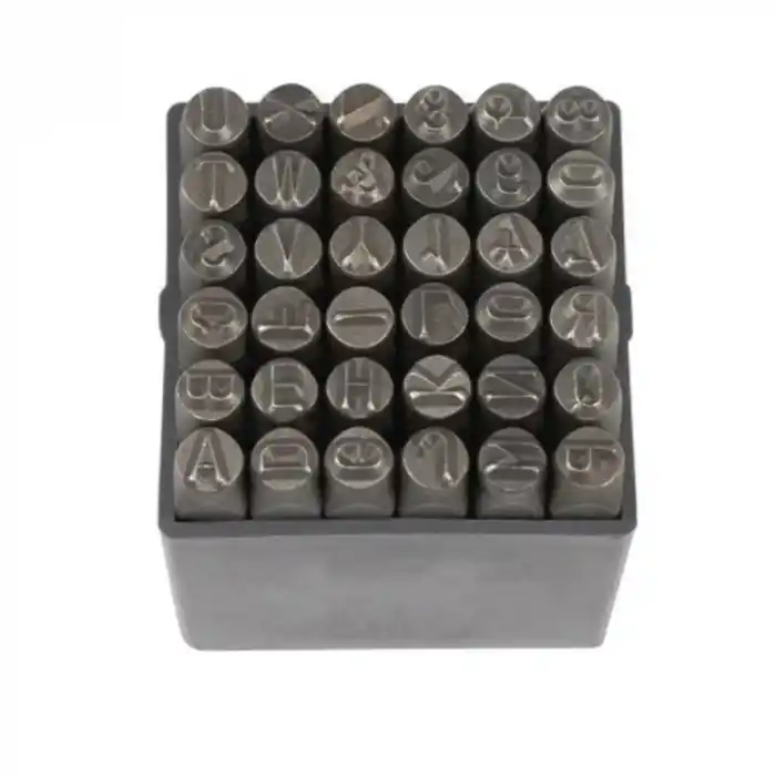 Partner PT03044 6mm 36 Parça Çelik Harf Ve Rakam