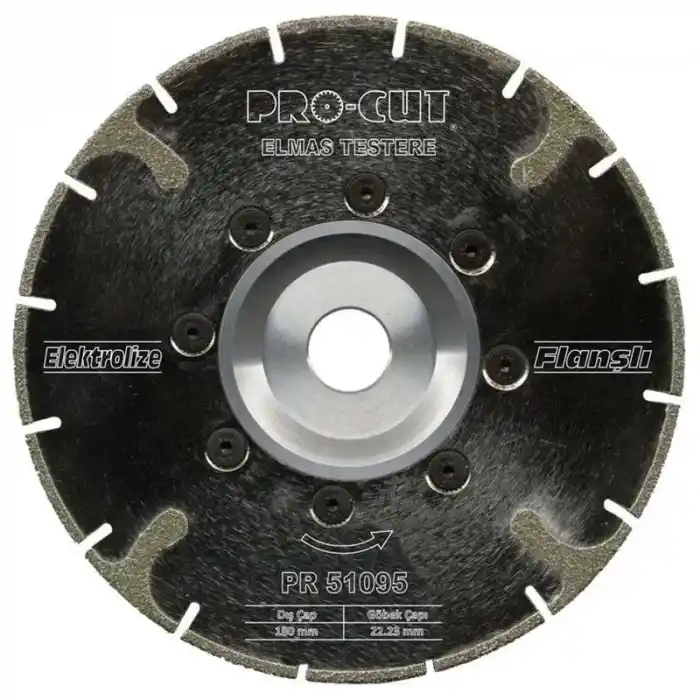Procut PR51100 230 ECF 230mm Elektrolize Elmas Testeresi