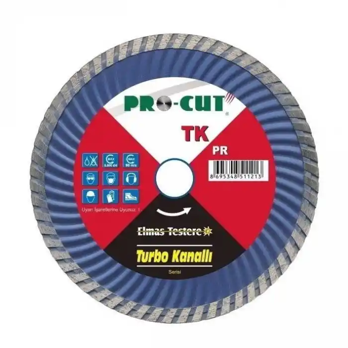 Procut PR51123 230 TK 230mm (TK) Turbo Kanallı Elmas Testere