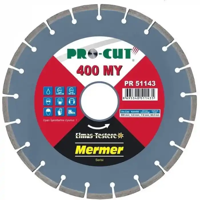 Procut PR51144 450M 450mm Sulu Kesim Mermer Elmas Testere