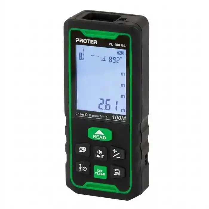 Proter PL 100 GL Yeşil Lazer Metre 100 Mt