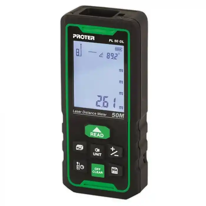 Proter PL 50 GL Yeşil Lazer Metre 50 Mt