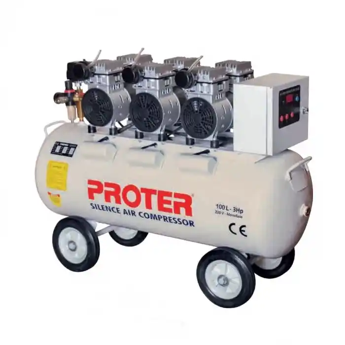 Proter PR 103 S 100 Lt 3 Hp Sessiz Yağsız Hava Kompresörü