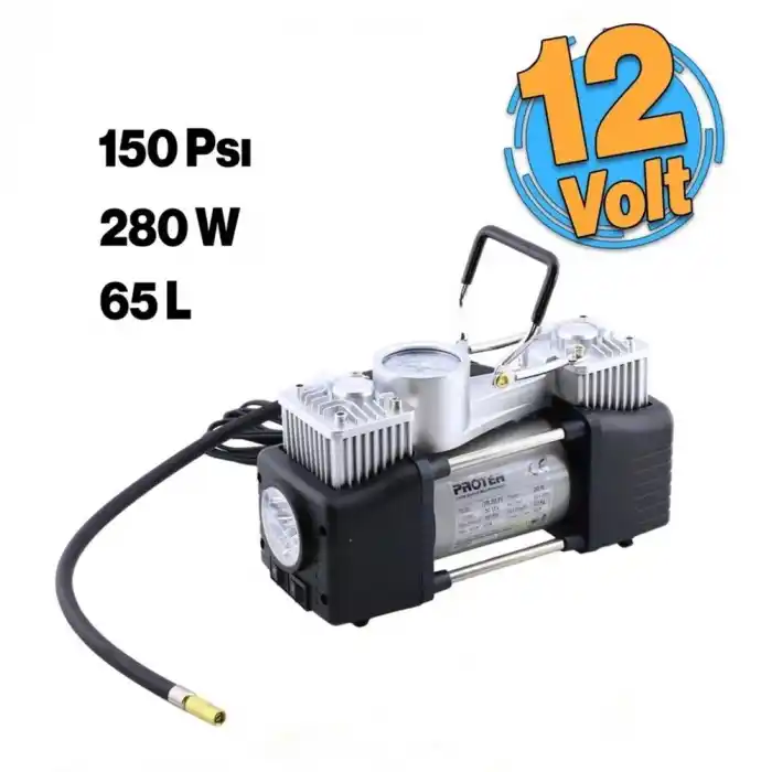 Proter PR 265 P2 Çift Pistonlu Araç Kompresörü