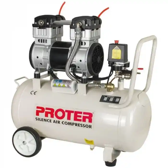Proter PR 50 S Sessiz Yağsız 50 Lt Hava Kompresörü