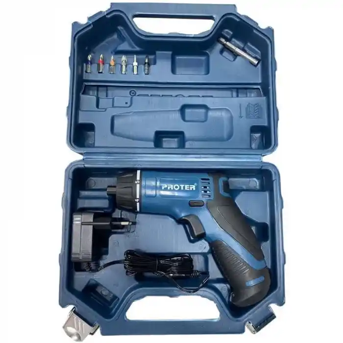 Proter PST 107 Kit Akülü Şarjlı Tornavida Vidalama