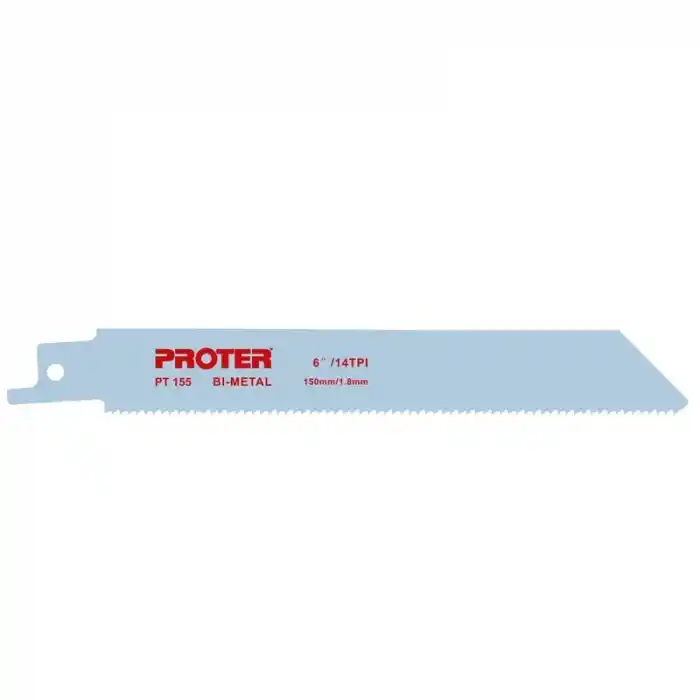 Proter PT 155 150mm Normal Diş Metal Kesici Tilki Kuyruğu Testeresi