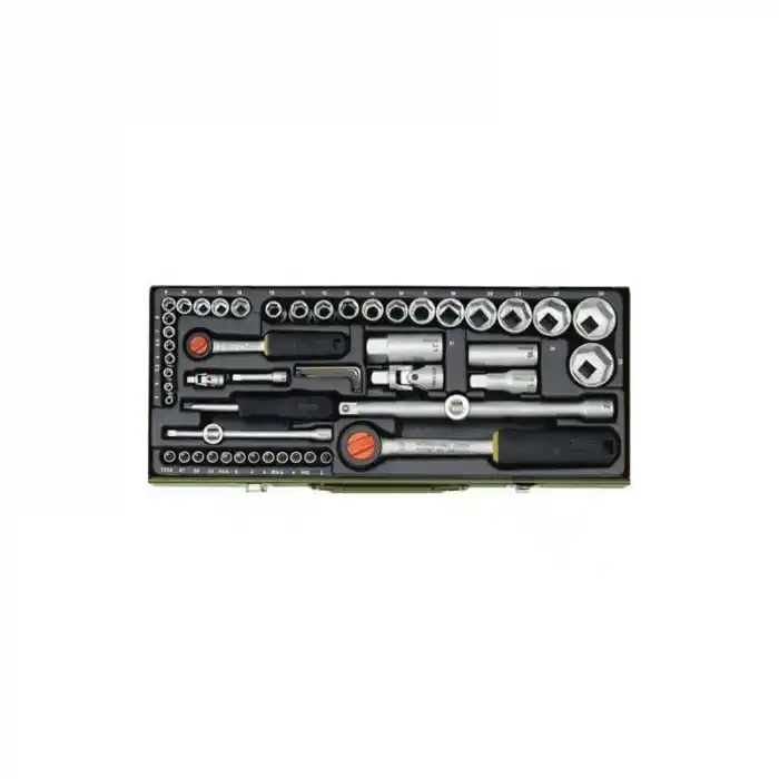 Proxxon 23040 1/4 ve 1/2 56 Parçalı Lokma ve Bits Takımı