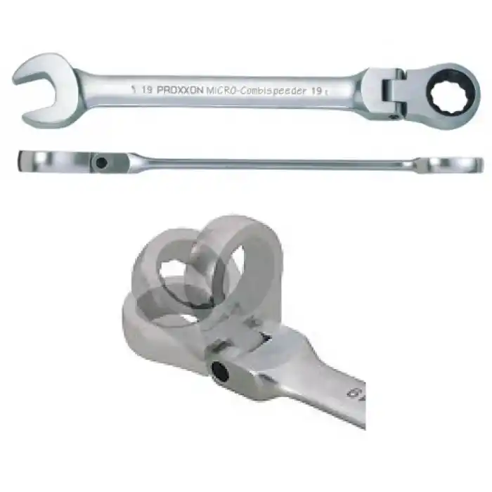 Proxxon 23050 Mafsallı Cırcırlı Kombine Anahtar 13mm