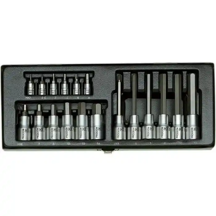 Proxxon 23100 18 Parçalı Alyan Lokma Takımı