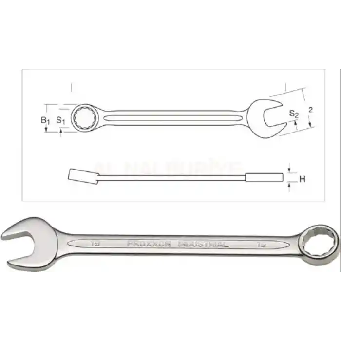 Proxxon 23906 6mm İnce Kombine Anahtar