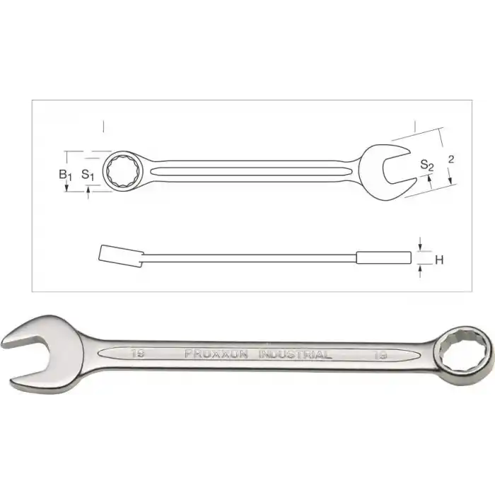 Proxxon 23916 16mm İnce Kombine Anahtar