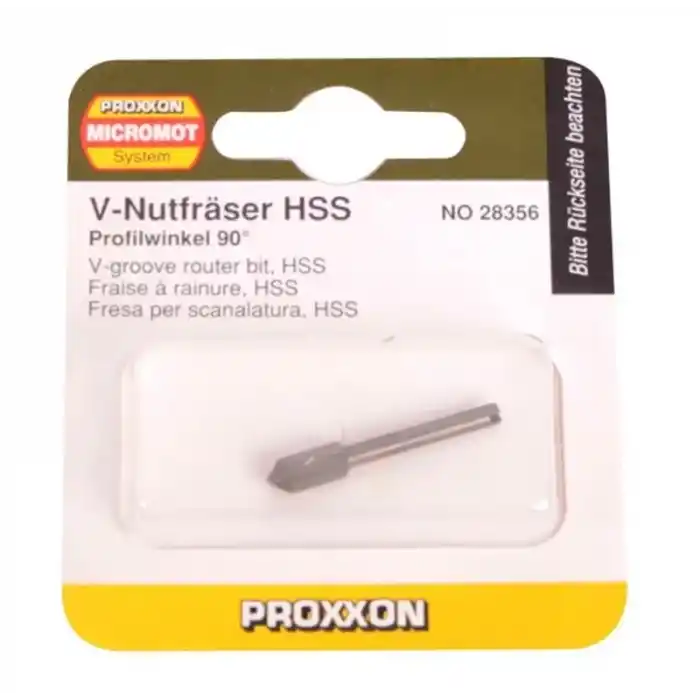 Proxxon 28356 Hss Sivri Uçlu Profil Kanal Açma Freze Ucu