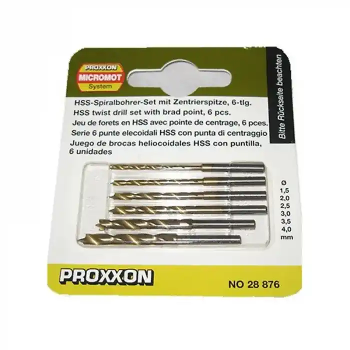 Proxxon 28876 Altılı Matkap Uç Seti