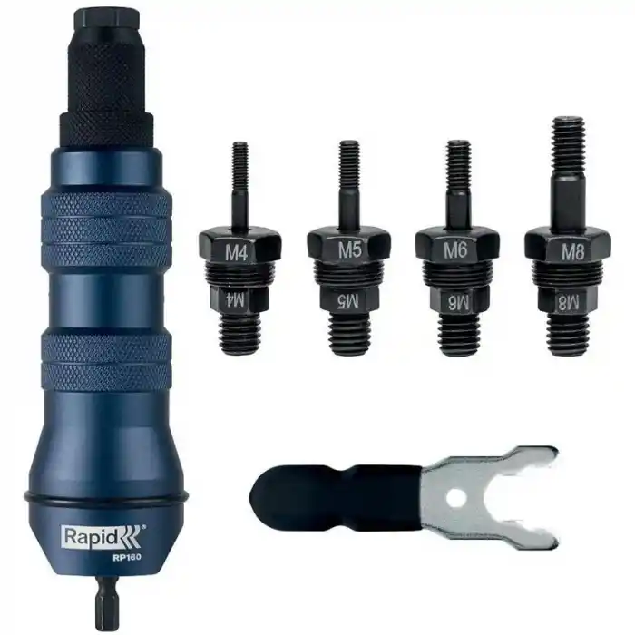 Rapid RP160 Perçin Somun Adaptörü (Şarjlı Matkap Için)