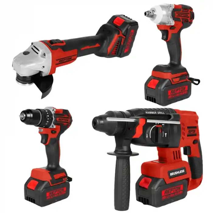 Repton RP 1380 Akülü Kombo 4 Lü El Aleti Seti