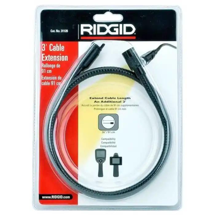 RIDGID 31128 Micro CA300 Dijital Gözlem Kamera 90 cm Kablo Uzatması