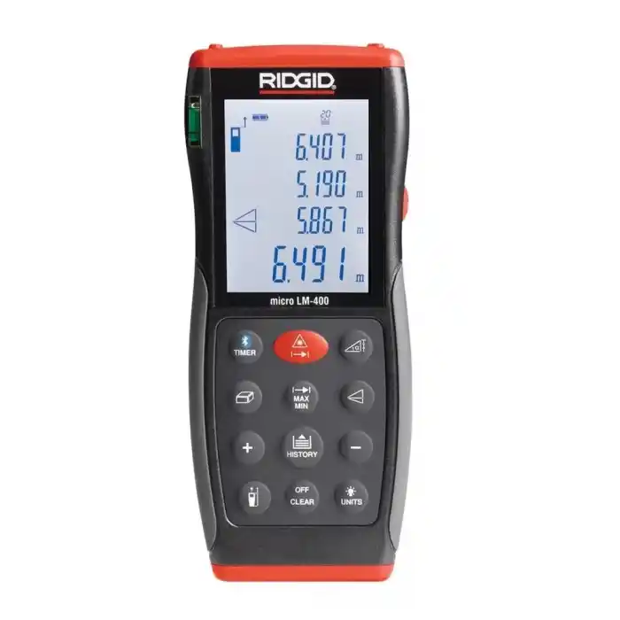 Ridgid 36813 Micro LM-400 Gelişmiş Lazer Metre 70 Metre (Android ve İOS uyumlu)