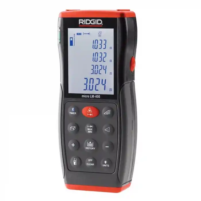 Ridgid 36813 Micro LM-400 Gelişmiş Lazer Metre 70 Metre (Android ve İOS uyumlu)