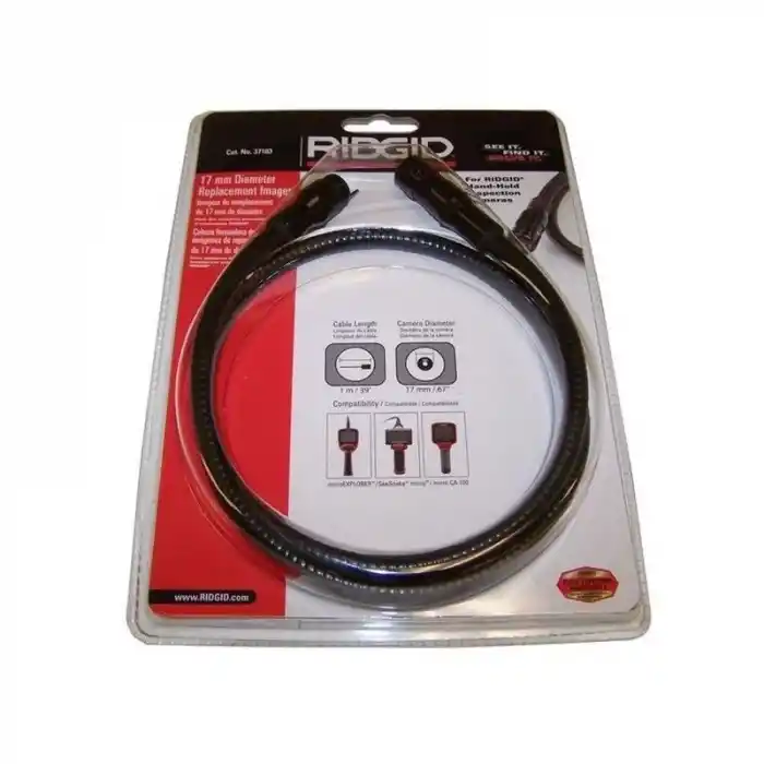 Ridgid 37103 Micro CA-350 Gözlem Kamerası için Kablolu Kamera Kafası 90 cm 17 mm